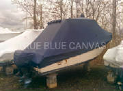 Dark blue Winter Canvas