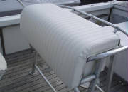 White Leaning Post