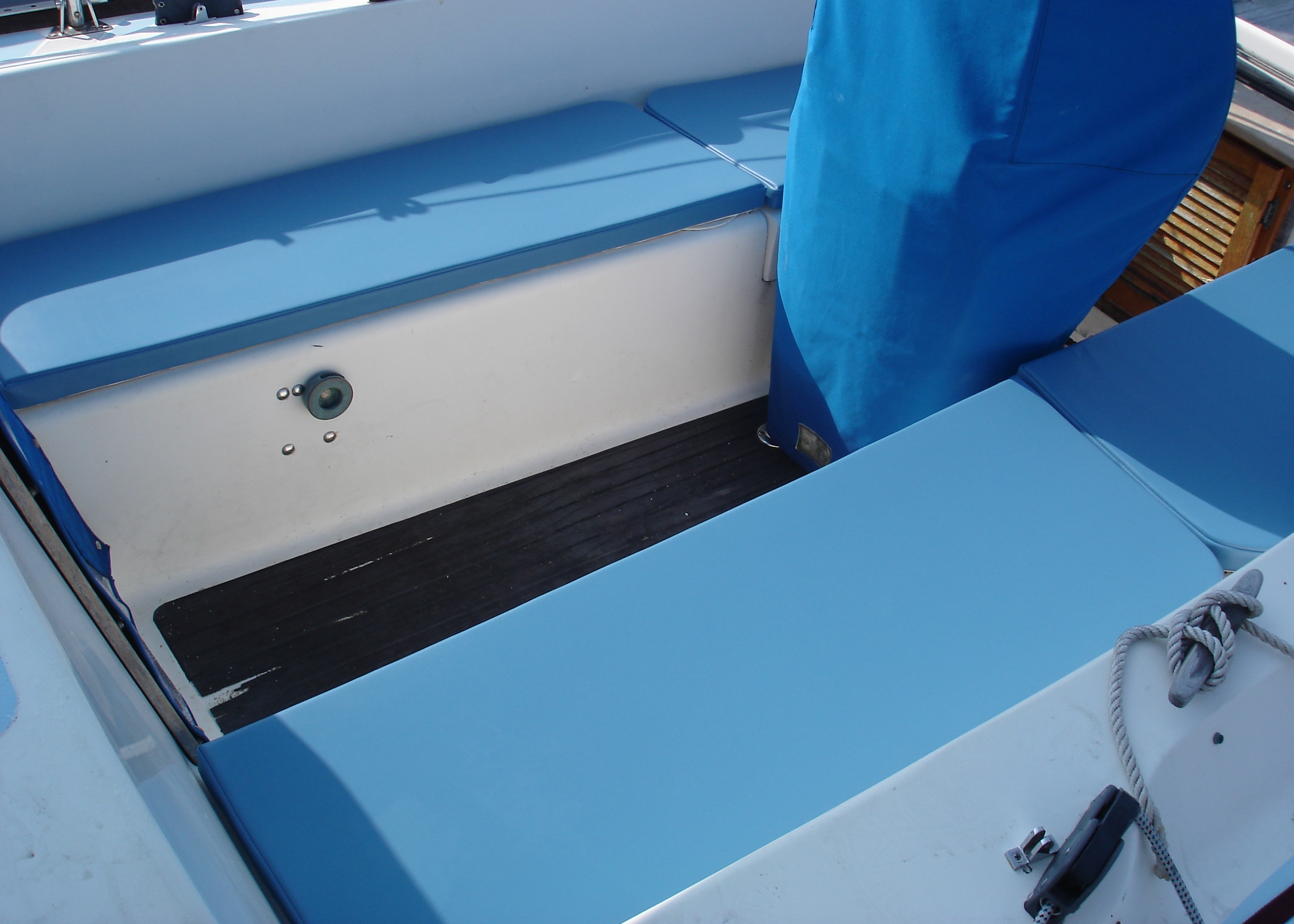 Blue Airex Cushions